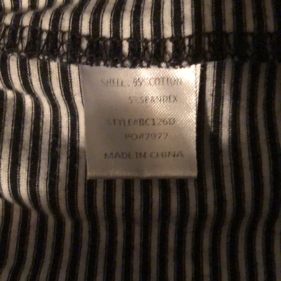 After Market Short Sleeve Short romper Black and white stripes - Picture 11 of 11